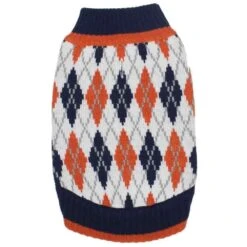 Chic Argyle All Over Dog Sweater For Stylish Pups 15 Chic Argyle All Over Dog Sweater For Stylish Pups -Dog & Cat Store 1010187046 2
