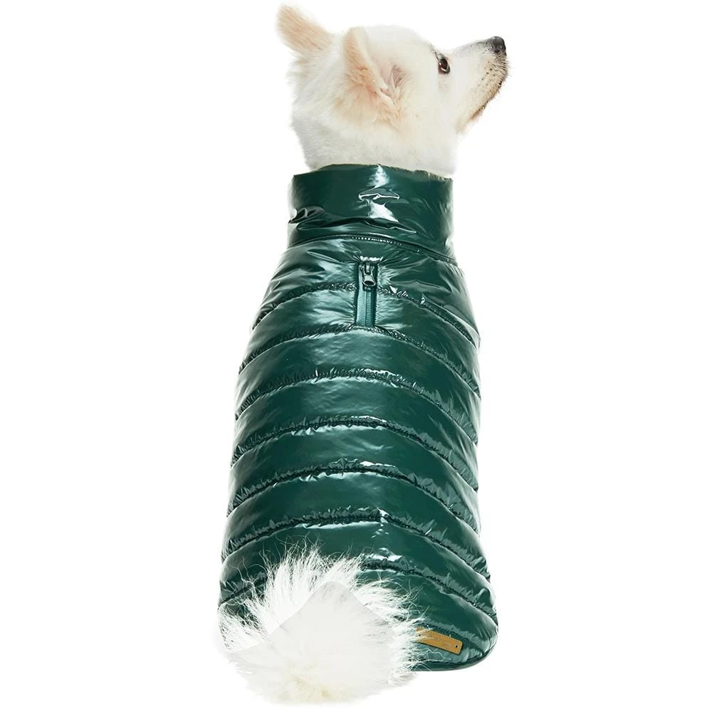 All-Weather Quilted Glossy Dog Puffer Jacket For Winter 15 All-Weather Quilted Glossy Dog Puffer Jacket For Winter - Image 15