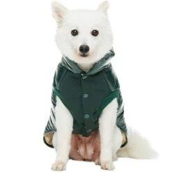 All-Weather Quilted Glossy Dog Puffer Jacket For Winter 36 All-Weather Quilted Glossy Dog Puffer Jacket For Winter -Dog & Cat Store 1010204040 3 6