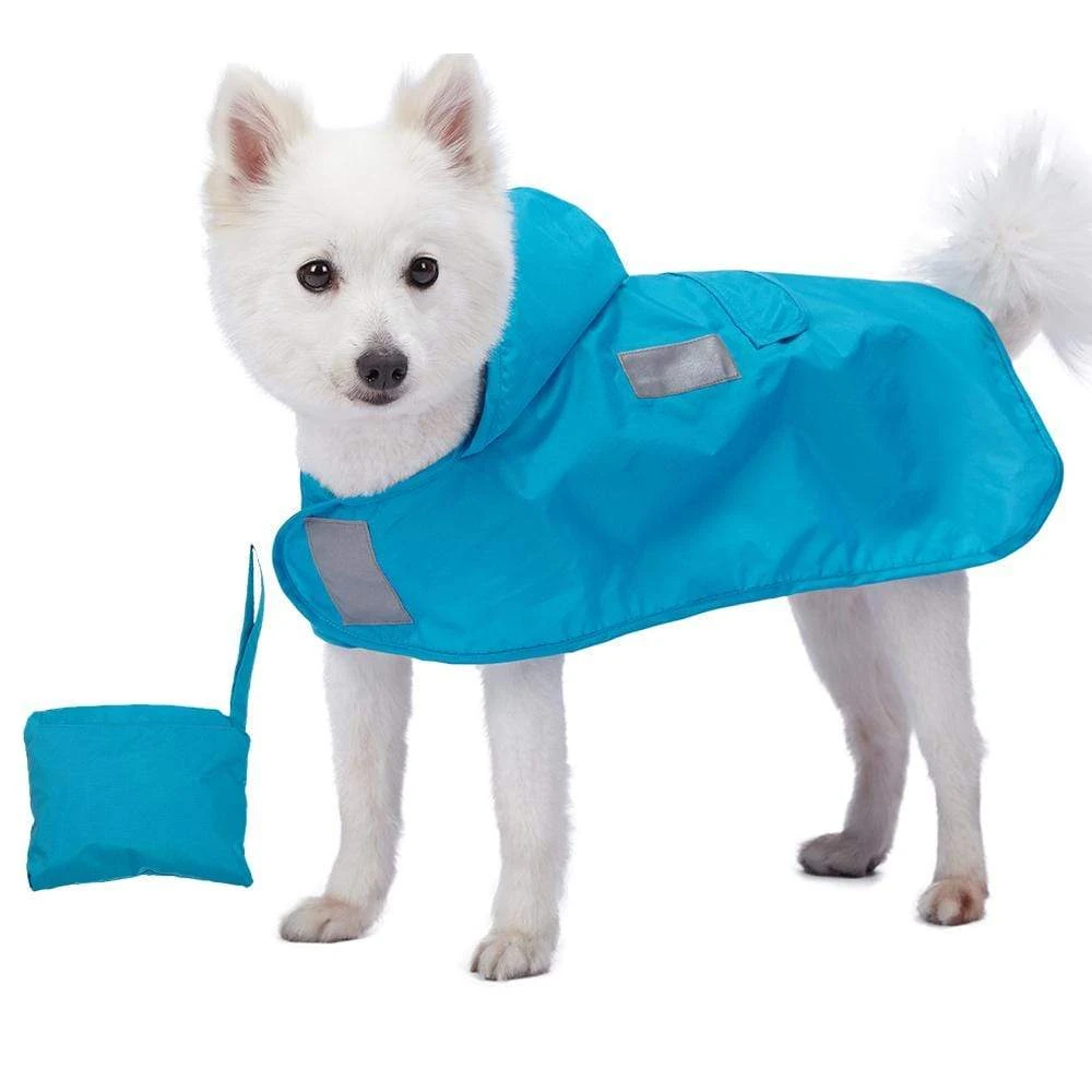 Water Repellent Reflective Dog Rain Poncho For Pets 7 Water Repellent Reflective Dog Rain Poncho For Pets - Image 7
