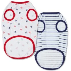 Summer Vacation Beach Dog T-shirts 2 Pack Sea Lover Navy -Dog & Cat Store 1010400046 5 d7e52487 7801 4c61 8699 7509d4352fc3