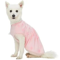 My Little Princess Dog Tulle Dress With Dainty Flower Style -Dog & Cat Store 1010407045 2 4