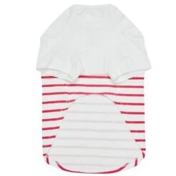 Summer Vacation Beach Stripes Matching Dog & Kid T-shirt Pink -Dog & Cat Store 1010413046 4