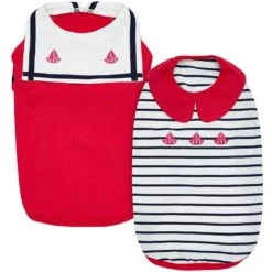 Summer Vacation Beach Dog T-shirts Cerise Red 2 Pack Set -Dog & Cat Store 1010414043 3 db3d280c 35ae 468a aae3 0f581bf219f0