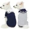 Summer Vacation Beach Dog T-shirts Navy Blue 2 Pack Set -Dog & Cat Store 1010415040 1