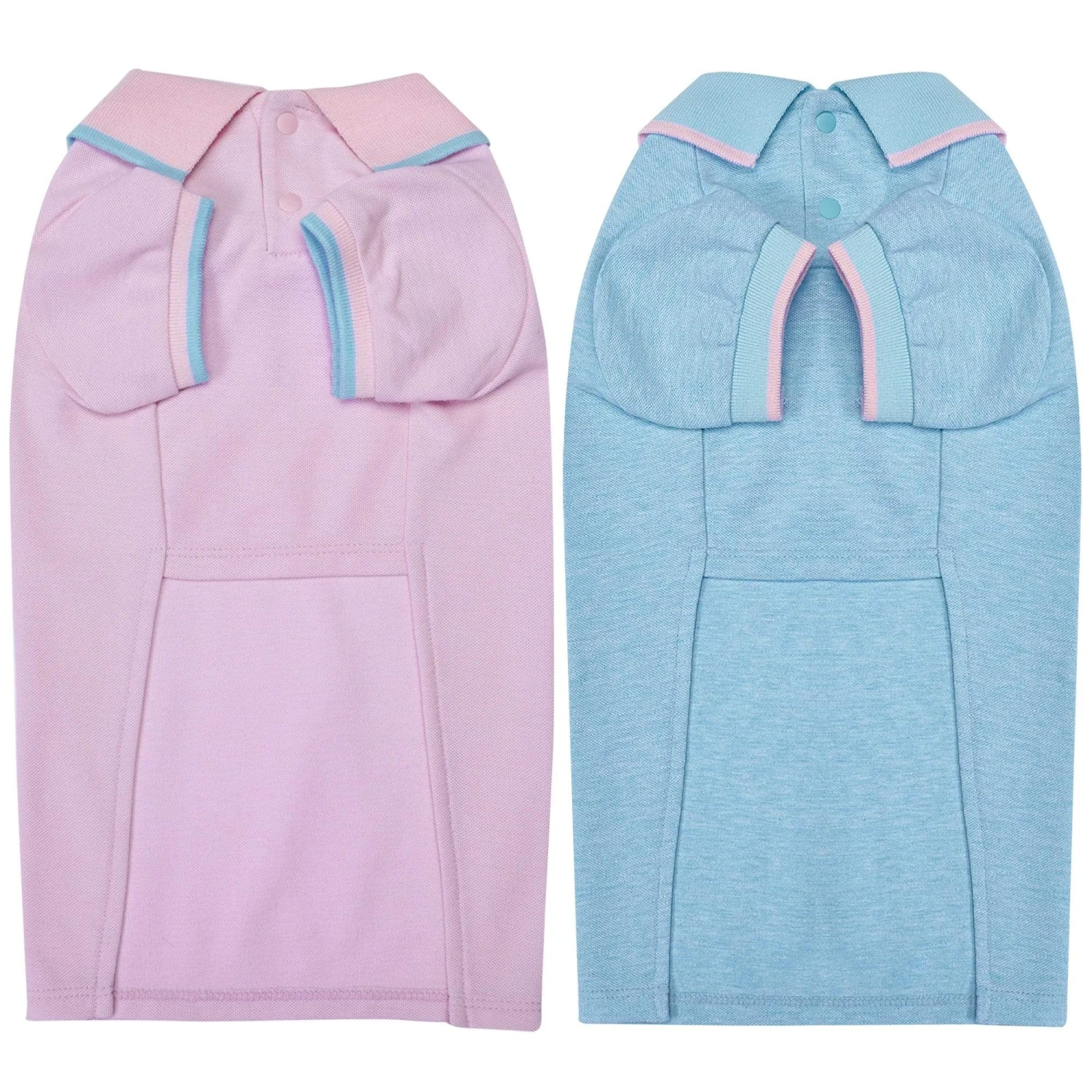 Cotton Blended Back To School Dog Polos, 2 Pack Set 6 Cotton Blended Back To School Dog Polos, 2 Pack Set - Image 6