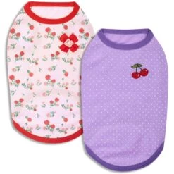 Spring Hope Dog T-Shirts, 2 Pack For Stylish Pets -Dog & Cat Store 1010488044 2
