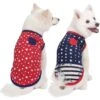 American Flag Theme Dog T-Shirts, 2 Pack For Pets Set 41 American Flag Theme Dog T-Shirts, 2 Pack For Pets Set -Dog & Cat Store 1010492041 1
