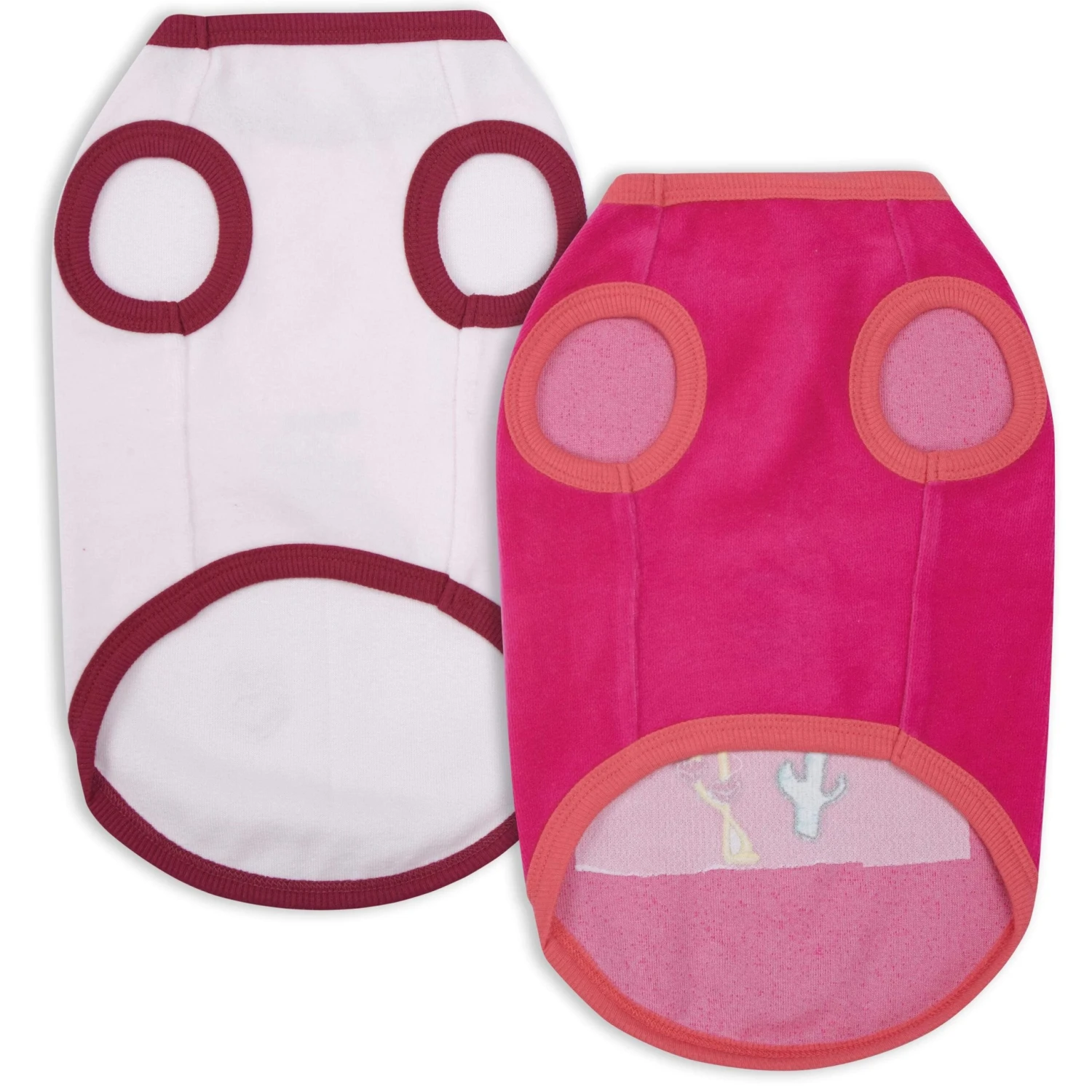 Pajamas | Vacation Scene Flamingo Dog Shirts, 2 Pack Set 5 Pajamas | Vacation Scene Flamingo Dog Shirts, 2 Pack Set - Image 5