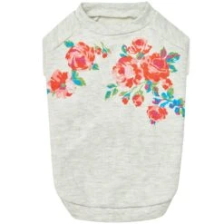 Blooming Rose French Cotton Dog Sweatshirt For Stylish Pups -Dog & Cat Store 1010498043 3