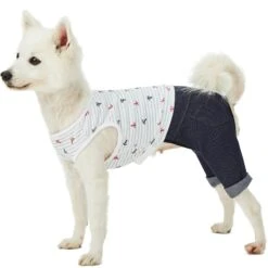 Summer Vacation Beach Dog T-Shirt Nautical Themed Outfit