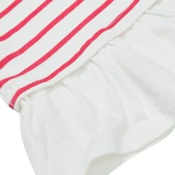 Summer Vacation Beach Stripes Matching Dog & Kid T-shirt Pink -Dog & Cat Store 1010904049 4