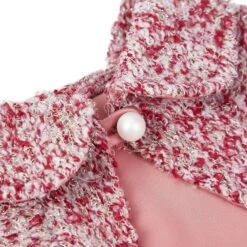 Marled Dog Poncho With Necklace & Flower For Stylish Pets -Dog & Cat Store 1011200041 4