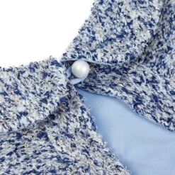 Marled Dog Poncho With Necklace & Flower For Stylish Pets -Dog & Cat Store 1011201048 4