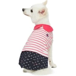 Dogs & Cats & Co. Denim Matching Dog & Kid Dress Pink