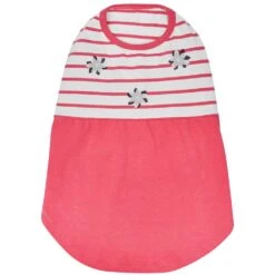Dogs & Cats & Co. Pink Striped Matching Dog & Kid Dress -Dog & Cat Store 1011410044 1 2