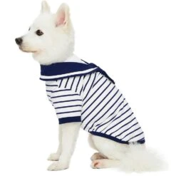 Dogs & Cats & Co. Saint Malo Sailor Collar Dog T-shirt -Dog & Cat Store 1011417043 5 5