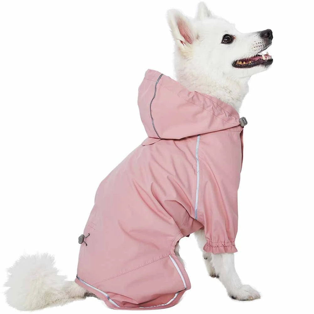 Waterproof Reflective Dog Raincoat With 2 Legs For Pets 6 Waterproof Reflective Dog Raincoat With 2 Legs For Pets - Image 6