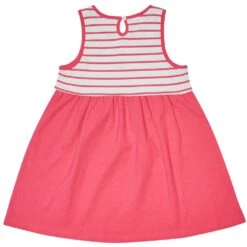 Dogs & Cats & Co. Pink Striped Matching Dog & Kid Dress -Dog & Cat Store 1011602043 2 3
