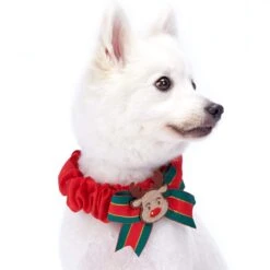 Festival Fever Christmas Dog Collar Cover For Pets