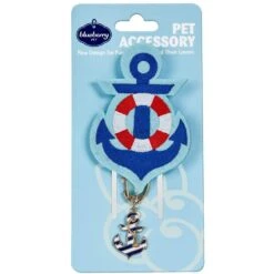Nautical Dog Accessories Anchors Vacation Beach Pet Accessory Set