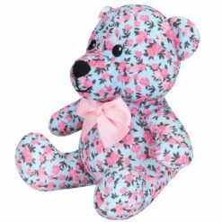 6" Made Well Floral Print Bear Dog Toy For Playtime Fun -Dog & Cat Store 1030100001 3 732c0766 1d08 4350 894b b6456432a5f3