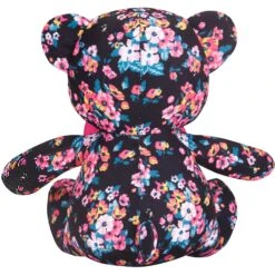 6" Sleek Black Floral Bear Dog Toy For Playful Pets -Dog & Cat Store 1030101008 5 893d66e5 58d8 4680 b190 36b5863673e0