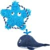 2 Pack, 7 4/5" Sea-Star And 4 3/8" Whale Dog Toys 30 2 Pack, 7 4/5" Sea-Star And 4 3/8" Whale Dog Toys -Dog & Cat Store 1030106003 1