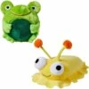 2 Pack, 12 Inch Slug Plus 6 Inch Frog Squeaky Plush Dog Chew Toy -Dog & Cat Store 1031200007 1 1