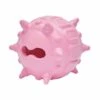 3 1/4" Natural Rubber Dog Chew Toy And Treat Dispenser Spiky Ball -Dog & Cat Store 1031300004 1