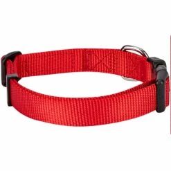 Classic Solid Color Adjustable Dog Collar, Pink/Red Design -Dog & Cat Store 1040107021 2 6f686c3e 5994 456e b53a 3ea383f37379