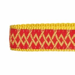 Geometric Designer Metallic Thread Dog Collar For Stylish Pets -Dog & Cat Store 1040121041 5