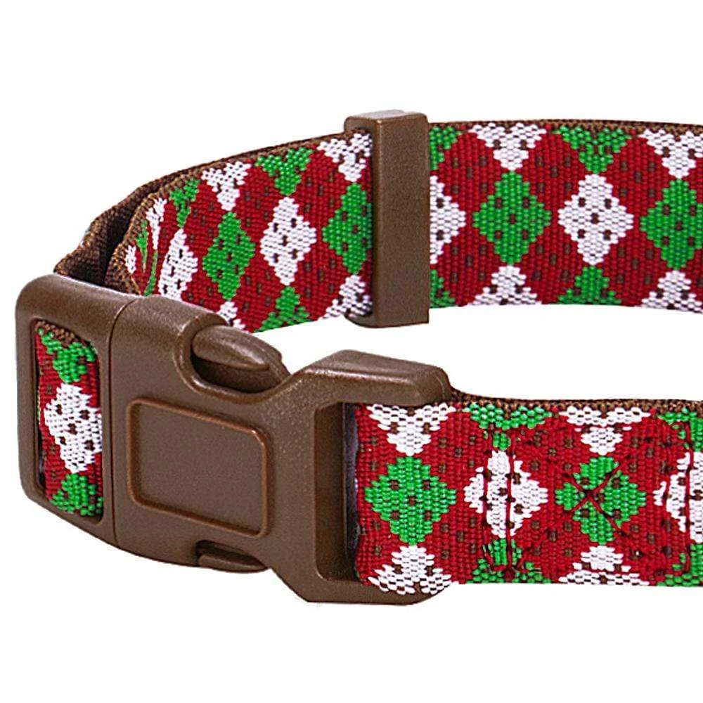 Christmas Dog Collar With Handmade Detachable Bow Tie 4 Christmas Dog Collar With Handmade Detachable Bow Tie - Image 4