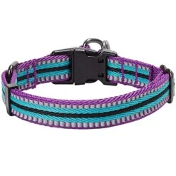 3M Reflective Dog Collar In Multi-colored Stripes For Safety -Dog & Cat Store 1040293045 2 ba9e25b9 ddca 4481 963a 2e169fab81e1