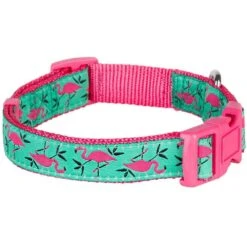 Flamingo Ladybug Dog Collar Summer Tropical Palm Leaves -Dog & Cat Store 1040334021 4 b9f5775c 8547 4526 9576 88e35965970e
