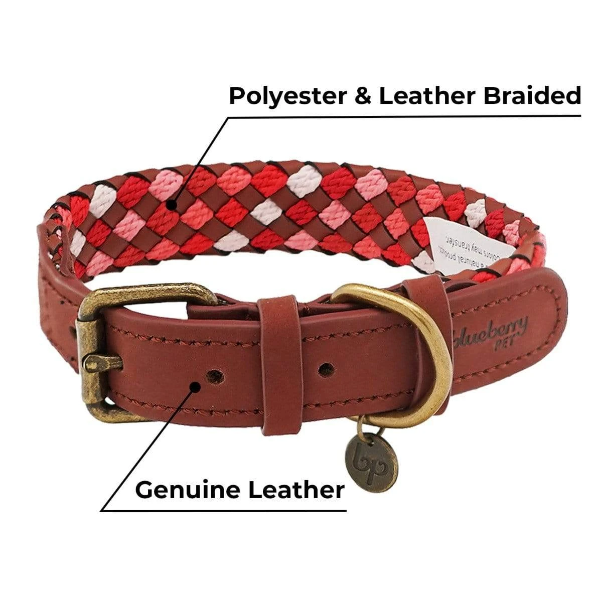 Braided Full Grain Leather Dog Collar For Stylish Pets 12 Braided Full Grain Leather Dog Collar For Stylish Pets - Image 12