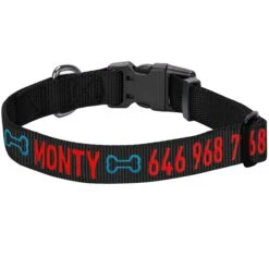 Personalized Dog Collar With Pet Name And Phone, Gray/Black 18 Personalized Dog Collar With Pet Name And Phone, Gray/Black -Dog & Cat Store 1040889040 1 2 dabb0e5c 030c 42ca ace1 a6e293a54320