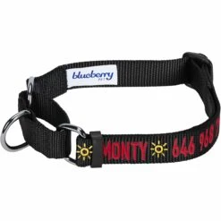 Nylon Personalized Martingale Safety Training Dog Collar Black -Dog & Cat Store 1040899049 1 1