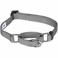 Martingale Safety Training Dog Collar, Grey/Black Design