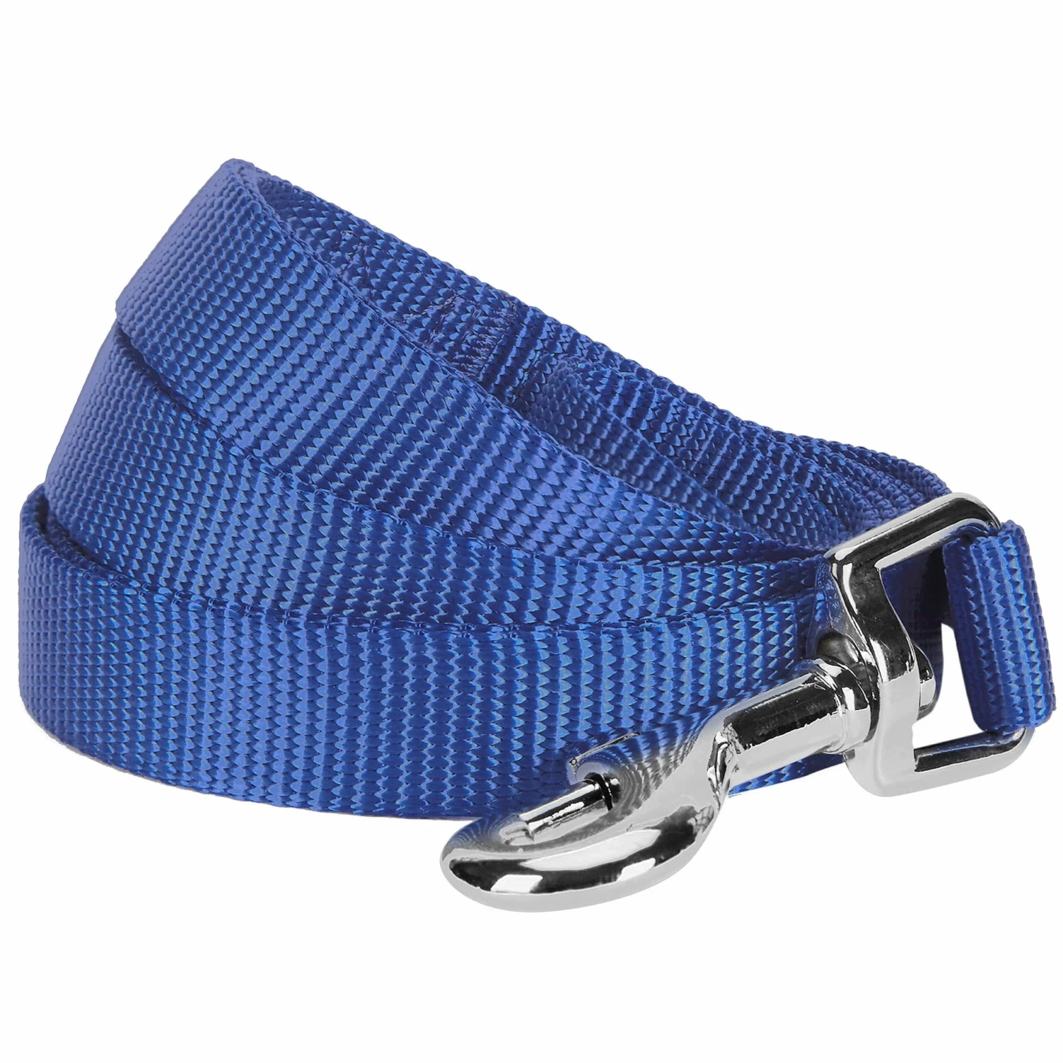 Classic Solid Color Dog Leash, Blue For Everyday Use 4 Classic Solid Color Dog Leash, Blue For Everyday Use - Image 4