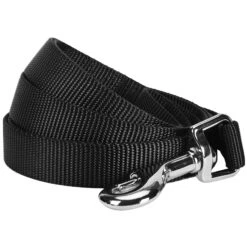 Classic Solid Color Dog Leash, Gray/Black For Pets -Dog & Cat Store 1050122021 1