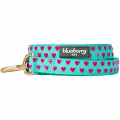 Dotted Velvet Heart Dog Leash For Stylish Pet Walks 17 Dotted Velvet Heart Dog Leash For Stylish Pet Walks -Dog & Cat Store 1050210049 2