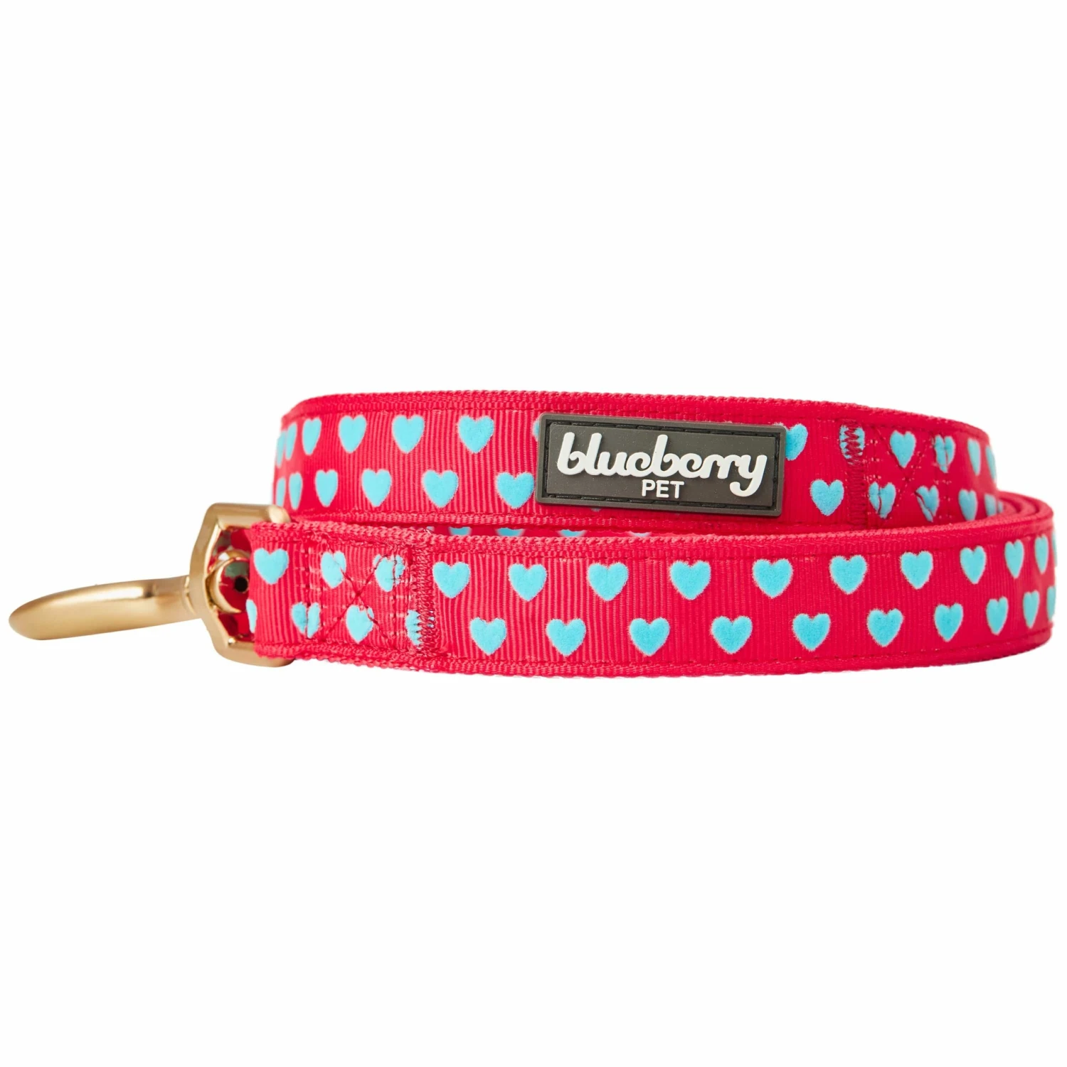 Dotted Velvet Heart Dog Leash For Stylish Pet Walks 9 Dotted Velvet Heart Dog Leash For Stylish Pet Walks - Image 9