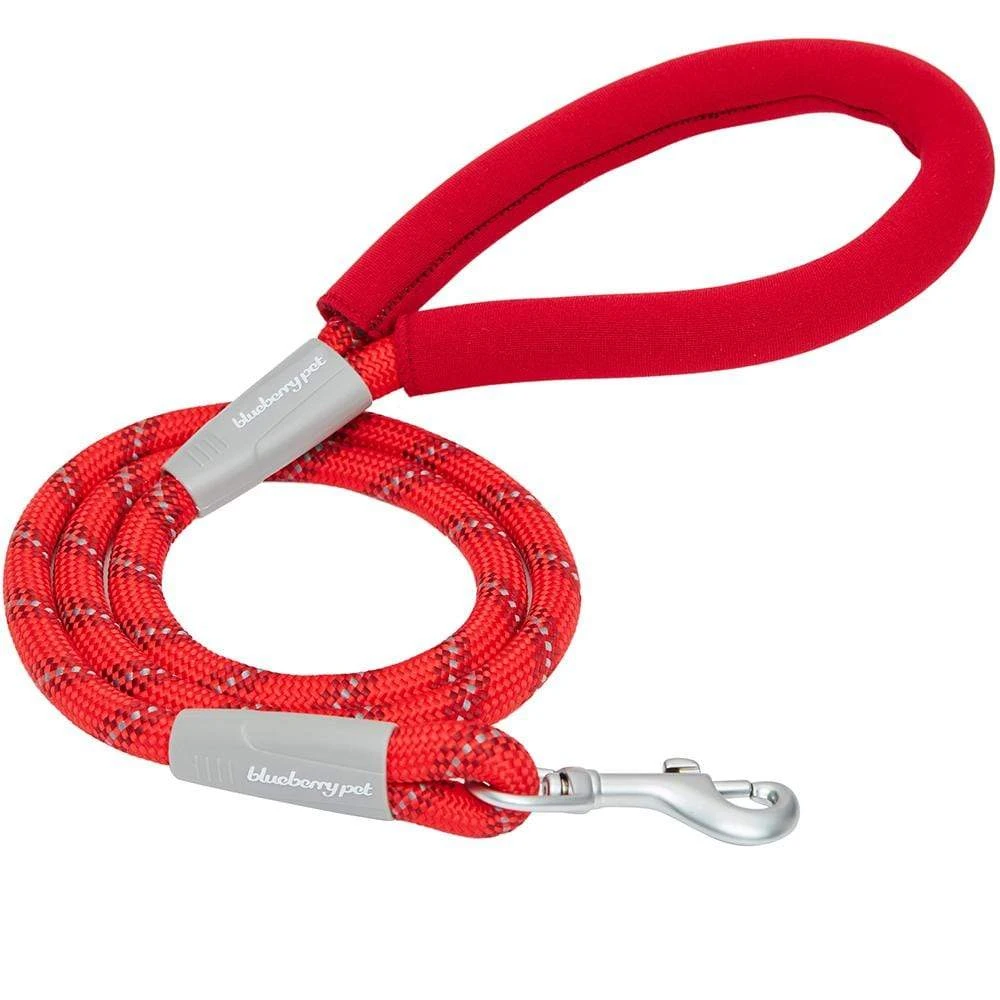 Neoprene Handle Rope Leash In Diagonal Stripe, 4 Ft Long 8 Neoprene Handle Rope Leash In Diagonal Stripe, 4 Ft Long - Image 8