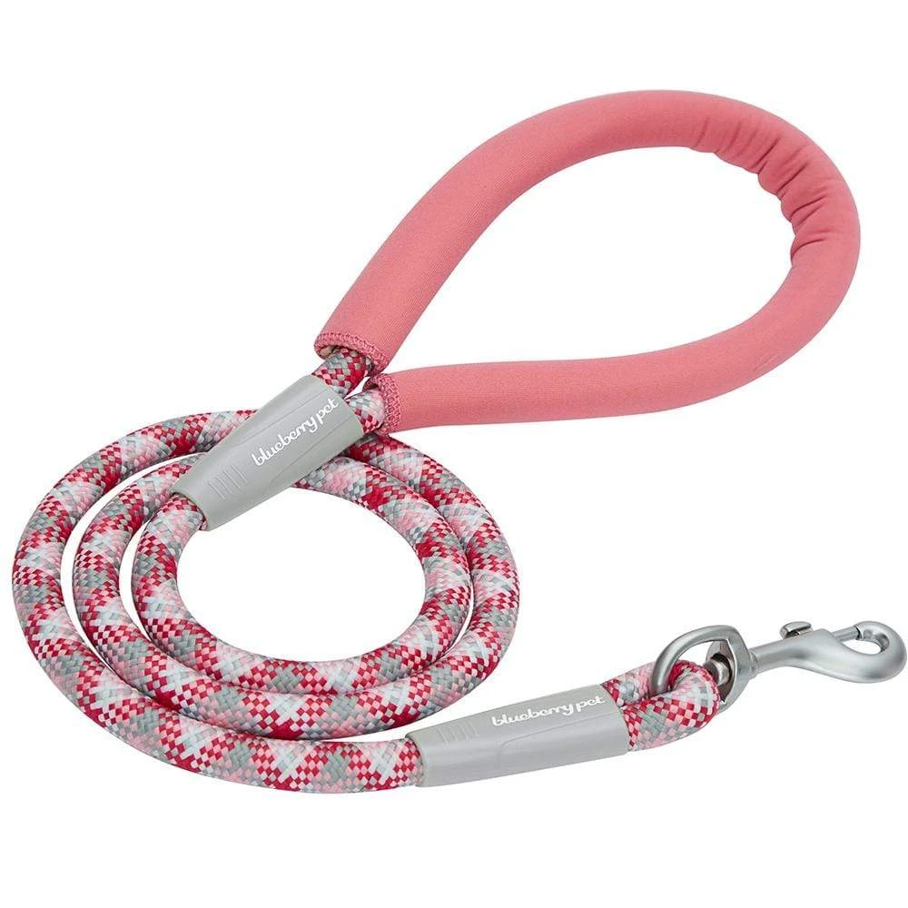 Neoprene Handle Rope Leash In Diagonal Stripe, 4 Ft Long 11 Neoprene Handle Rope Leash In Diagonal Stripe, 4 Ft Long - Image 11