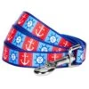 Nautical Dog Leashes Anchors Sailboat Beach Leash For Pets