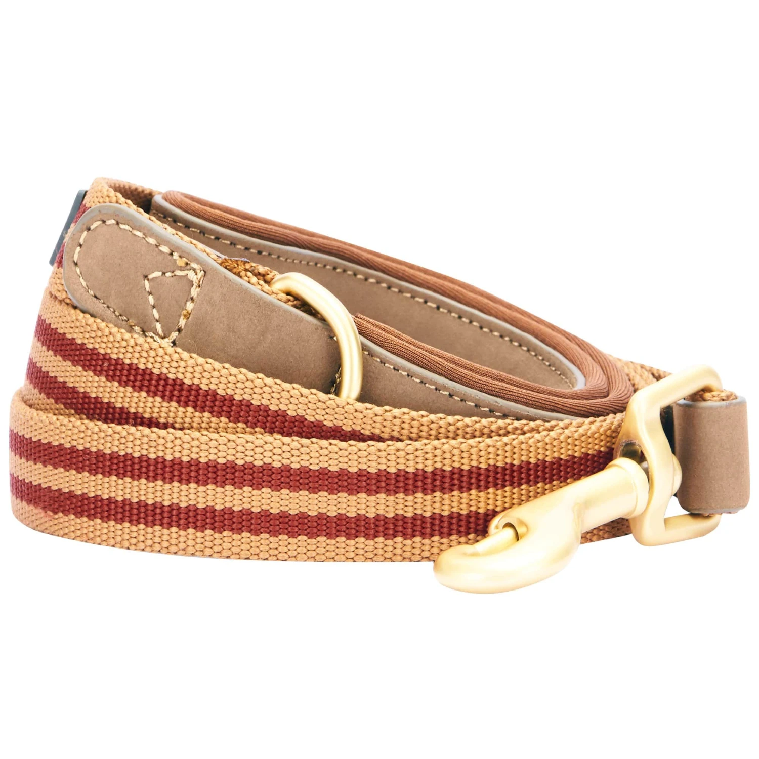 Full Grain Leather & Polyester Dog Leash For Durability 1 Full Grain Leather & Polyester Dog Leash For Durability