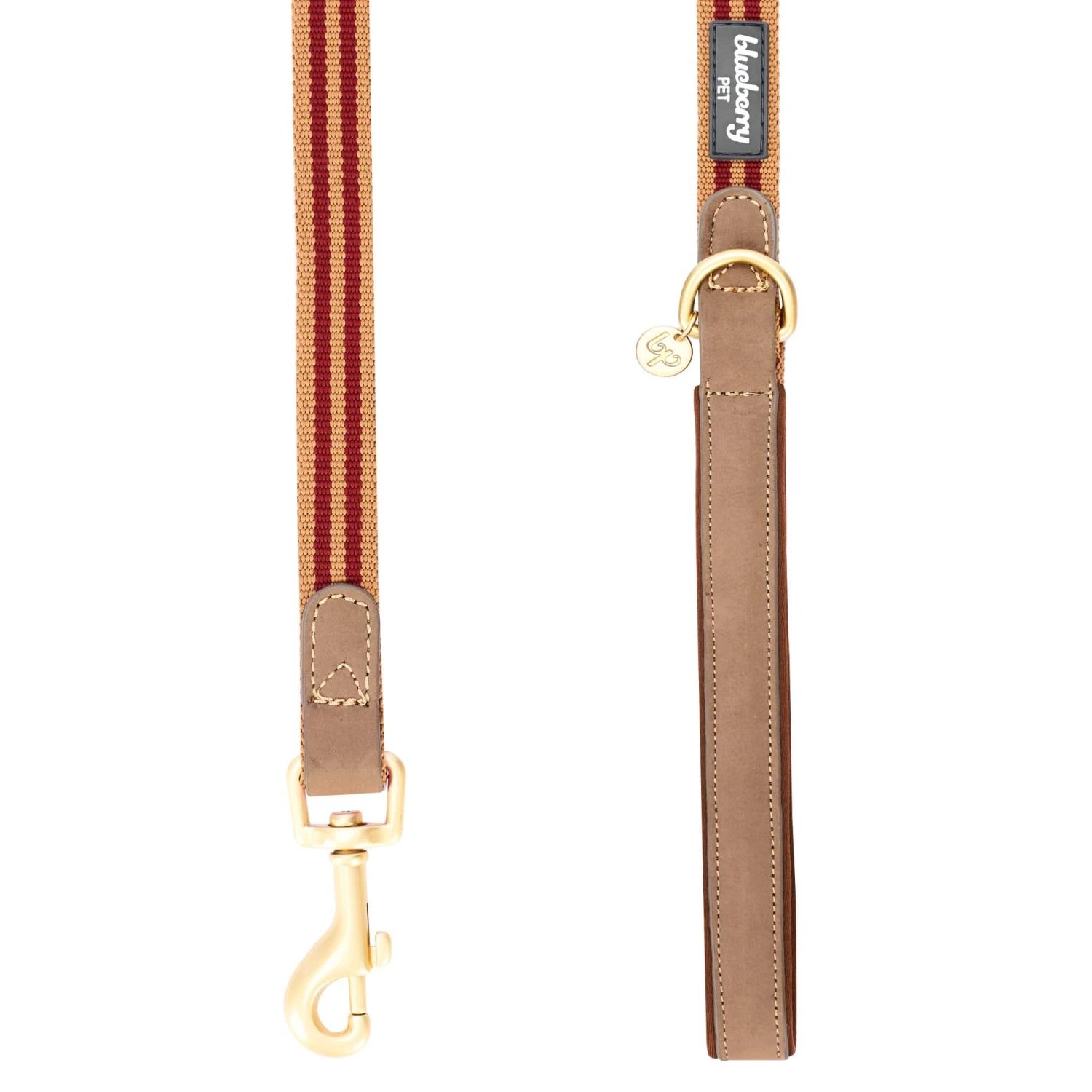 Full Grain Leather & Polyester Dog Leash For Durability 4 Full Grain Leather & Polyester Dog Leash For Durability - Image 4