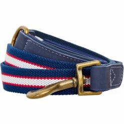 Full Grain Leather & Polyester Dog Leash For Comfort And Style