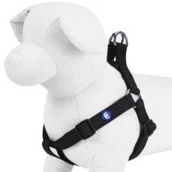 Classic Solid Color Adjustable Dog Harness, Black/Grey -Dog & Cat Store 1060178049 2 1